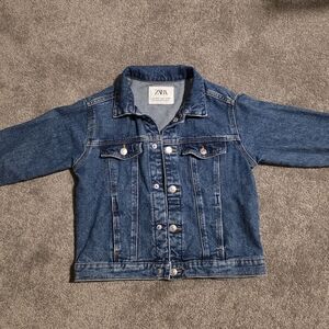 Zara Kids Blue Denim Jacket size 4-5 years